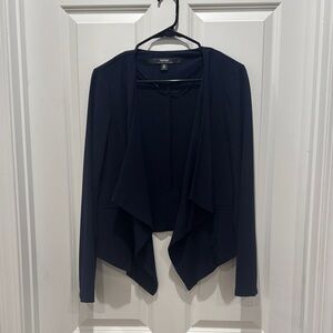 Kensie Navy Open Front Blazer